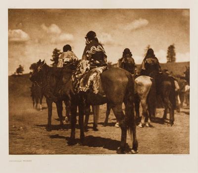 Edward Sheriff Curtis (1868-1952)jicarilla Woman