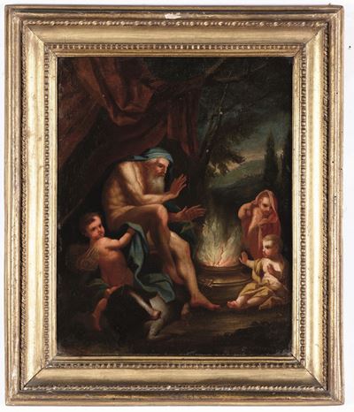 Scuola Emiliana del XVIII Secolo Allegoria Dell’inverno