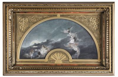 Bozzetto per Ventaglio, Firmato Celestin Pallya (1864-1948)