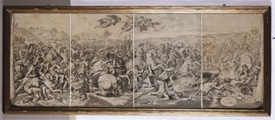 Giulio Romano (roma 1499 - Mantova 1546), Copia Dala Battaglia di Ponte Milvio