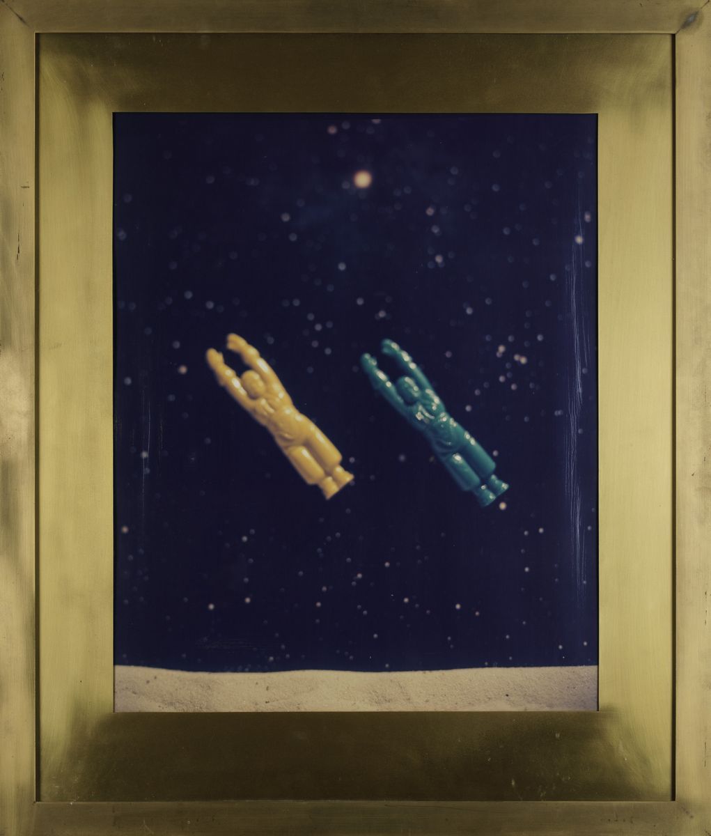 David Levinthal (1949)1988 Pc S 1, #1/2 (two Spacemen Jumping), 1988