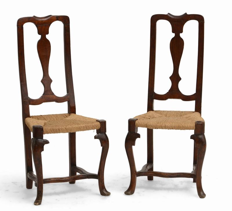 Coppia di sedie, XIX secolo  - Asta Antiquariato Aprile | Cambi Time - Cambi Casa d'Aste