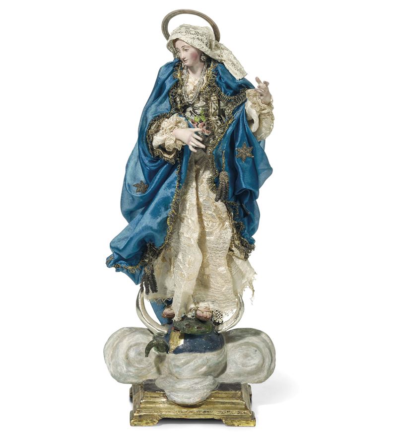 Immacolata. Scultore genovese del XVIII secolo  - Auction Sculpture and Works of Art - Cambi Casa d'Aste