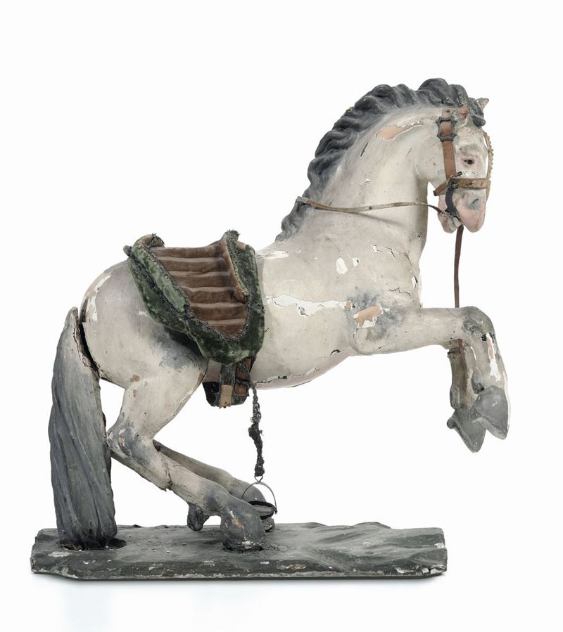 Cavallo da presepe. Genova XVIII-XIX secolo  - Auction Italian Dwellings - Cambi Casa d'Aste