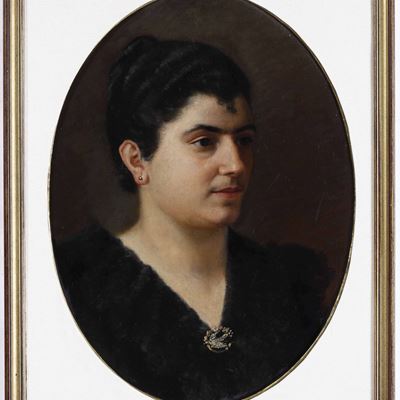 Anonimo del XIX-XX Secolo Ritratto Femminile