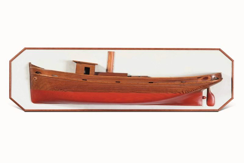 Mezzo modello di peschereccio. XX secolo  - Auction Marittime Art and Scientific Instruments - Cambi Casa d'Aste