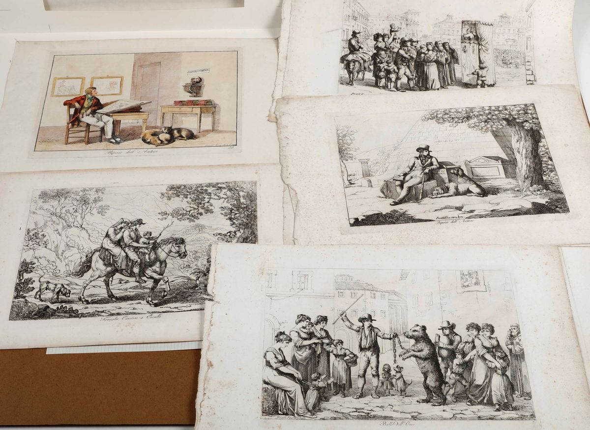 Luigi Rossini & Bartolomeo Pinelliroma e il Secolo XIX.