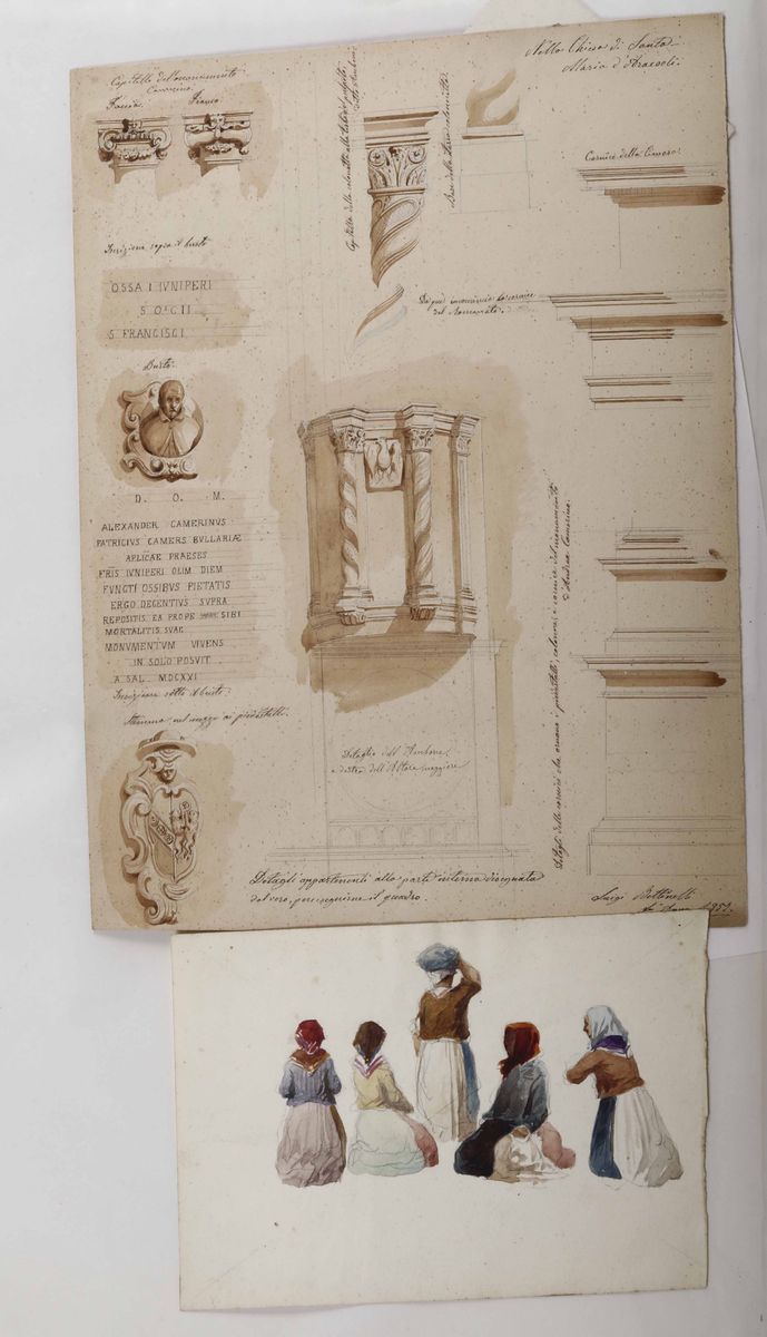 Accademia Carrara di Bergamo - Paolo Gaffurilotto di Disegni dal XVIII al XX Secolo. Accademia Ca...