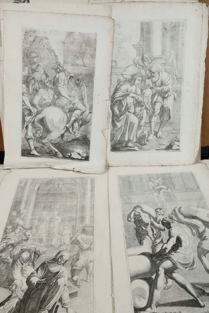 Incisori Italiani dal Secolo XVI al Xviiibella Raccolta di Incisioni All'acquaforte e Bulino.