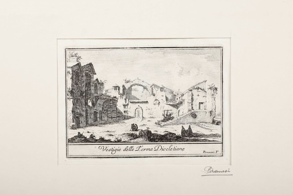 Piranesi Giovanni Battista (1720 - 1778)sei Incisioni di Piccolo e Medio Formato
