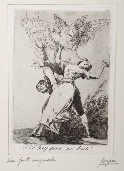 Goya Francisco (1746-1828)cinque Belle Incisioni Originali