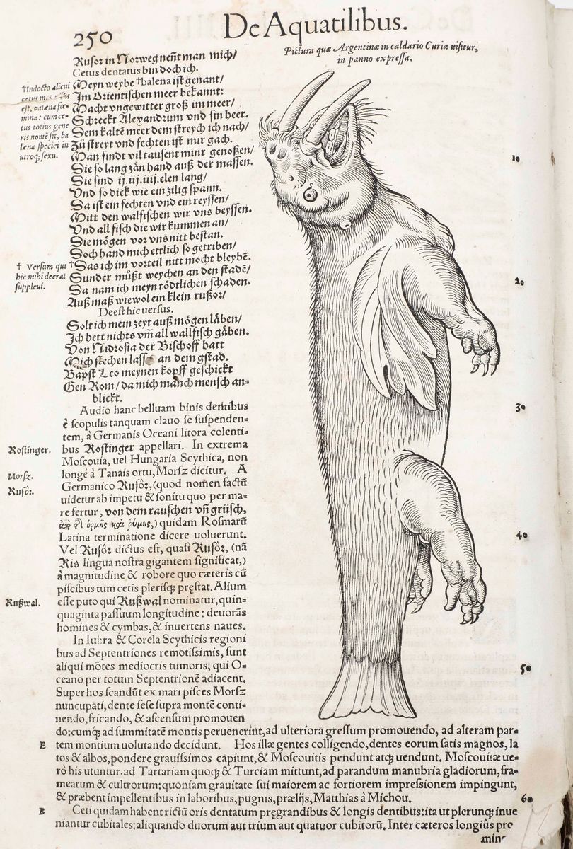 Gessner Conradhistoriae Animalium. (1587)...(scompleta e Difettosa)