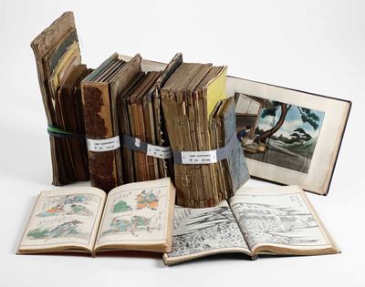 Giappone - Cultura Nipponicagrande Lotto di Libri Giapponesi. Seconda Metà Sec. XIX