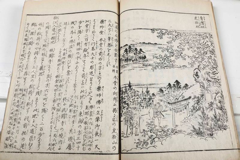 Giappone - Cultura nipponica Lotto di libri giapponesi, Seconda metà sec.  XIX - Auction Old Prints and Engravings
