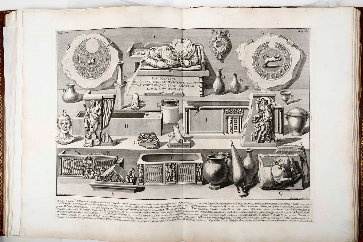 Piranesi Giovanni Battista (venezia 1720- Venezia 1778)le Antichità Romane... Tomi III e IV Solta...