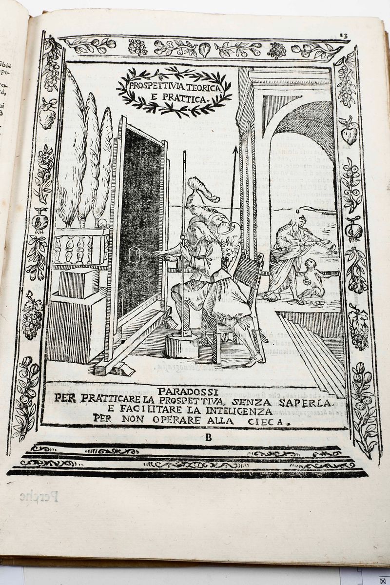 Troili Giulioparadossi per Pratticare la Prospettiva Senza Saperla... in Bologna, Lunghi, 1683.