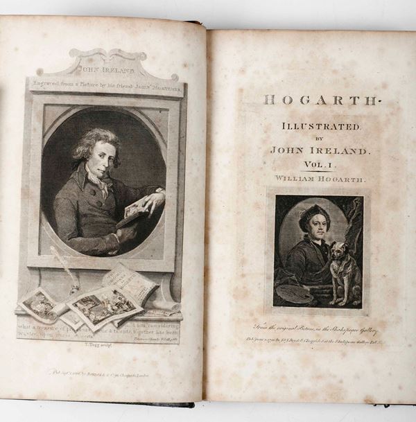 Hogarth William Illustrated by John Ireland... London, third edition corrected, by Boydell, 1806.