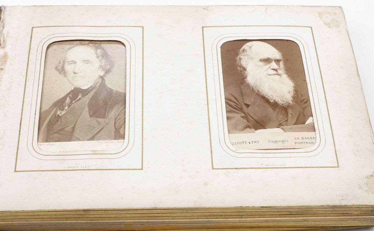 Carte De Visite - Albumalbum con Fotografie Originali. Seconda Metà Sec. XIX