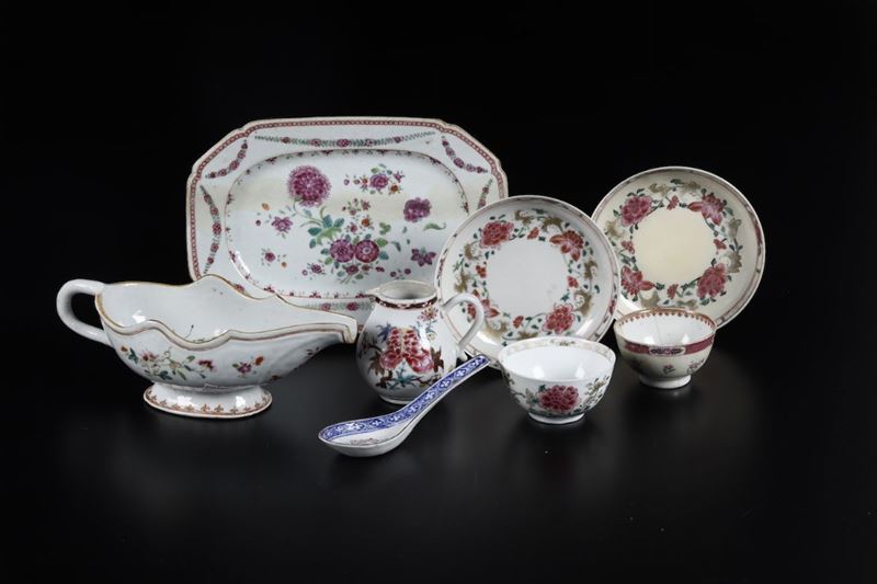 Lotto di porcellane, Cina XVIII-XIX secolo  - Auction Furnishings from Italian Villas | Cambi Time - Cambi Casa d'Aste