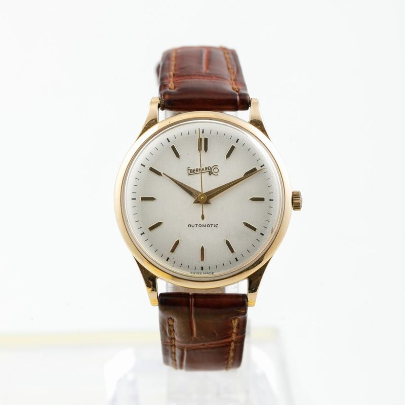 EBERHARD - Orologio da polso solo tempo automatico in oro giallo 18k, realizzato nel 1960 circa  - Auction Watches | Timed Auction - Cambi Casa d'Aste