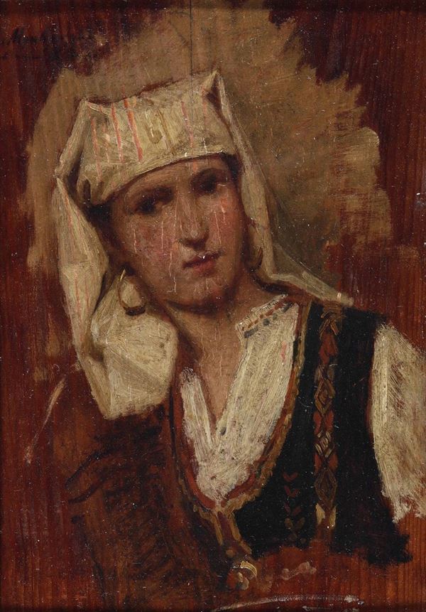 Giacomo Mantegazza (1853-1920) Donna Orientale
