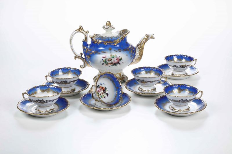 Servizio da tè  Probabilmente Manifattura Richard, 1850 circa  - Auction tableware | Cambi Time - I - Cambi Casa d'Aste