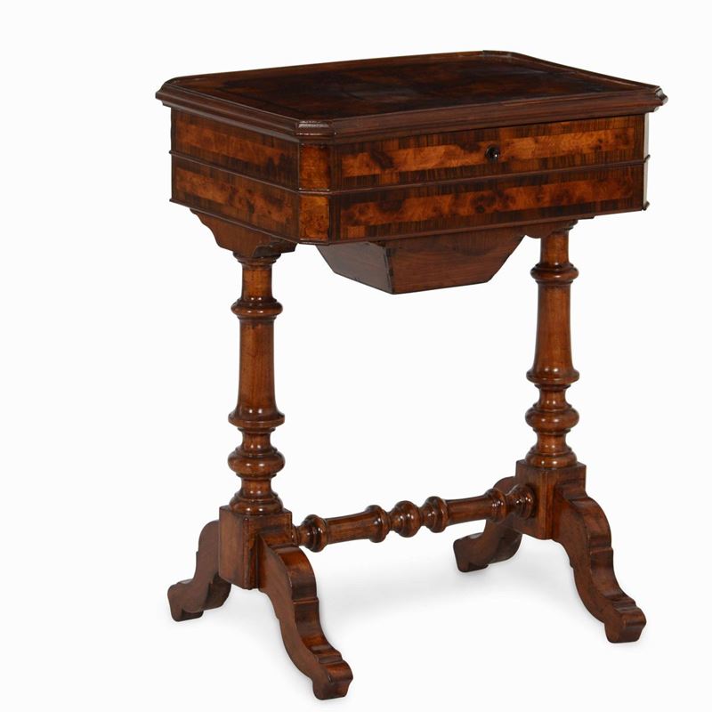 Tavolino da lavoro Luigi Filippo  - Auction Antiques | Cambi Time - Cambi Casa d'Aste
