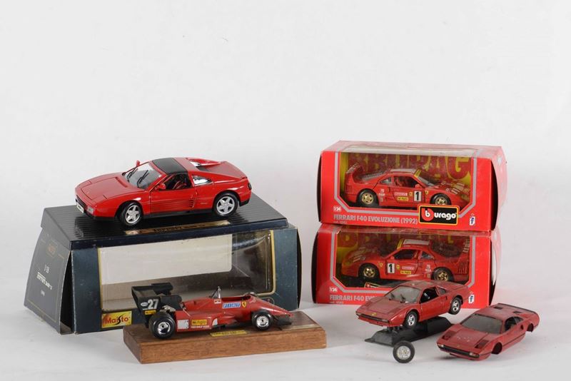 Sei modellini Ferrari  - Auction Antiques | Cambi Time - Cambi Casa d'Aste
