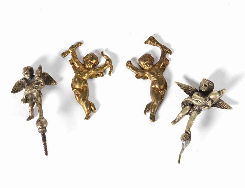 Quattro fregi in bronzo con putti  - Asta Antiquariato | Cambi Time - Cambi Casa d'Aste