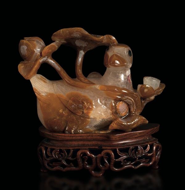 An agate group, China, Qing Dynasty, 1800s