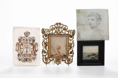 Quattro Piccoli Disegni su Carta, Varie Epoche
