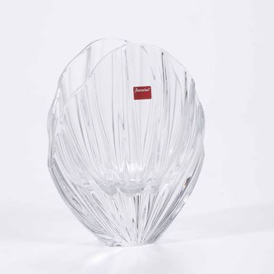 Piccolo Vaso in Vetro a Forma di Conchiglia, Baccarat