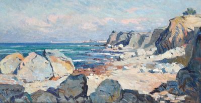 Cafiero Filippelli (1889-1973)scogliera a Livorno