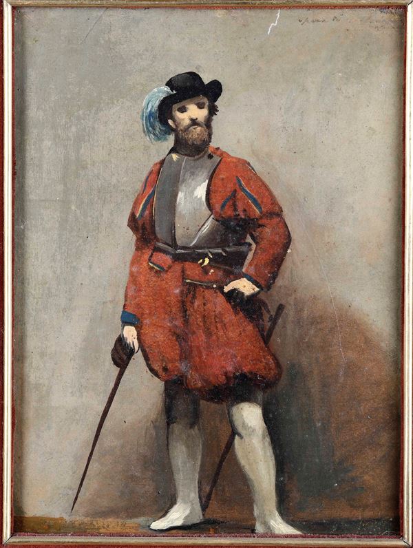 Artista del XIX secolo Costume fiorentino