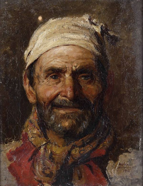 Gustavo Pisani (1877-1948) Ritratto, 1912