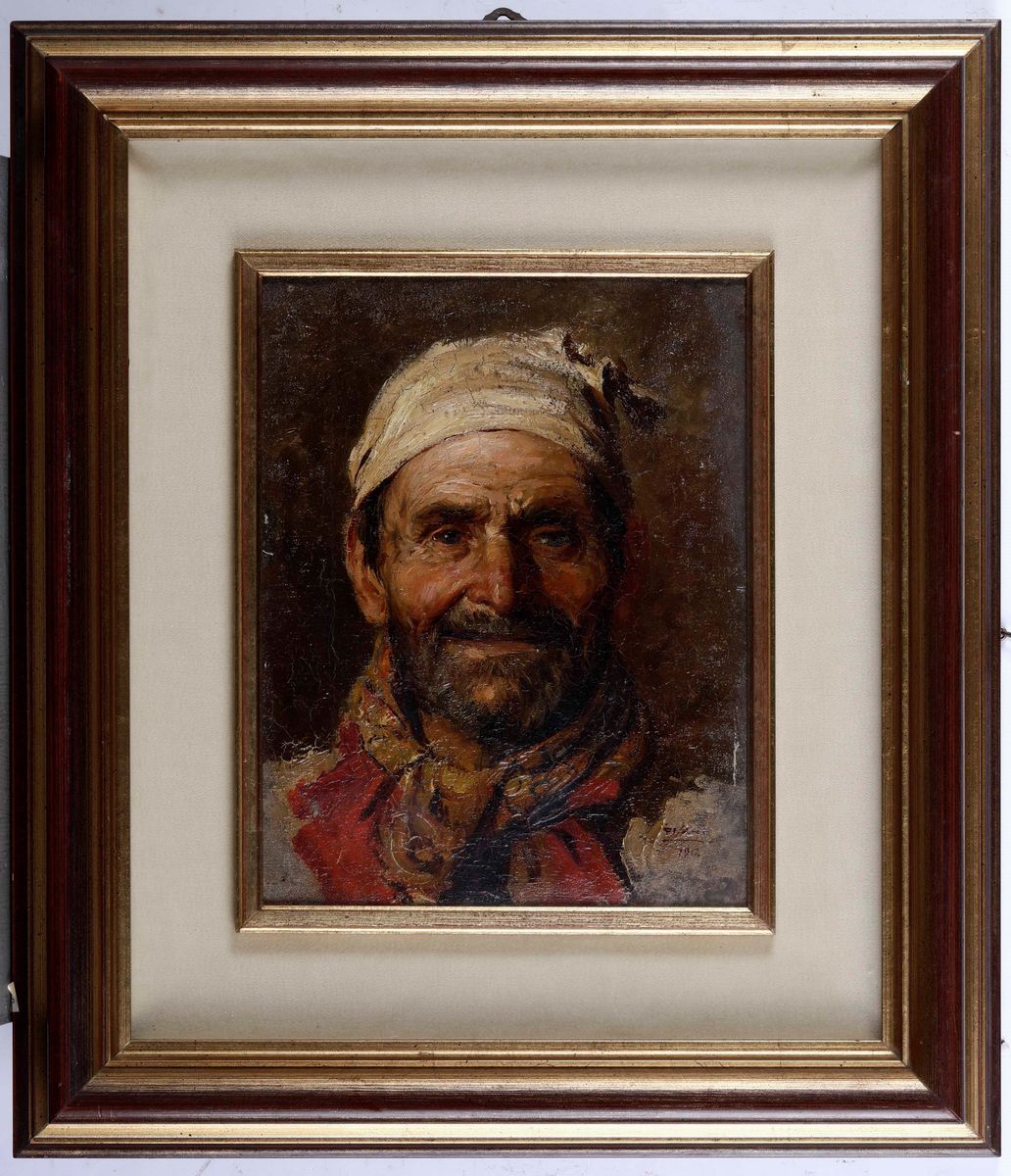 Gustavo Pisani (1877-1948)ritratto, 1912