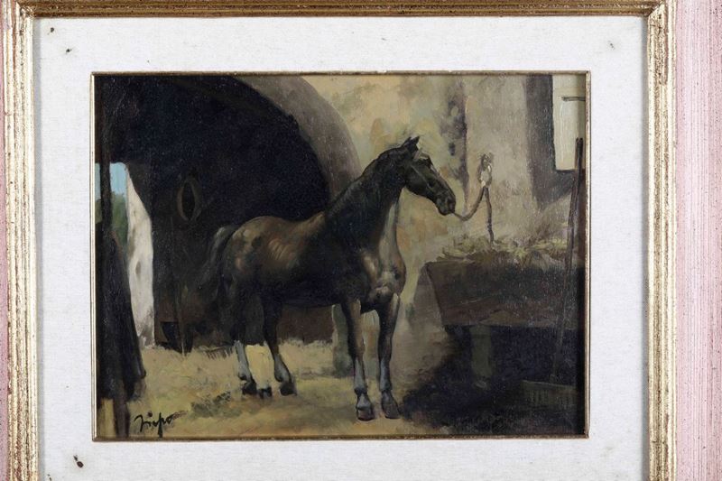 Nicola Firpo (1911 - 1982) Cavallo  - Asta Dipinti del XIX e XX Secolo | Cambi Time - Cambi Casa d'Aste
