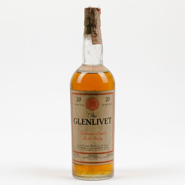 The Glenlivet, George & J.G Smith, Unblended All Malt Scotch Whisky 20 years old