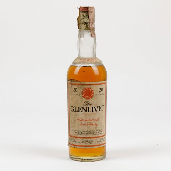 The Glenlivet, George & J.G. Smith, Unblended All Malt Scotch Whisky 20 years old
