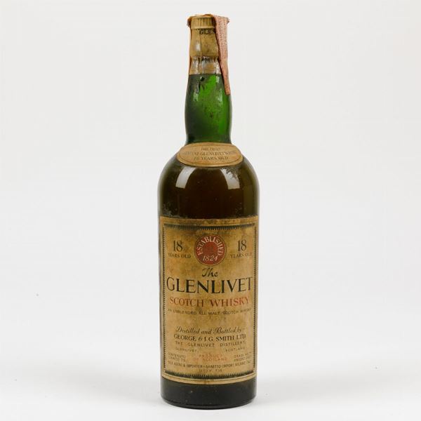 The Glenlivet, George & J.G. Smith, Unblended All Malt Scotch Whisky 18 years old