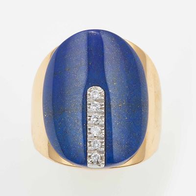 Repossi. Anello con Lapislazzuli e Diamanti