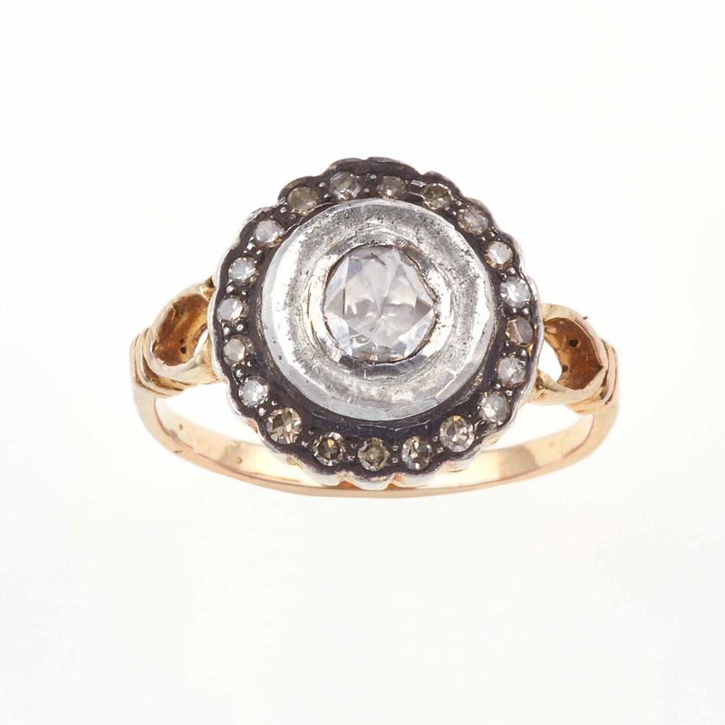 Flat cut diamond ring  - Auction Jewels - Cambi Casa d'Aste