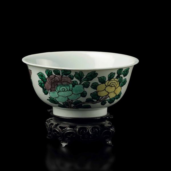 A Famille Verte porcelain bowl, China