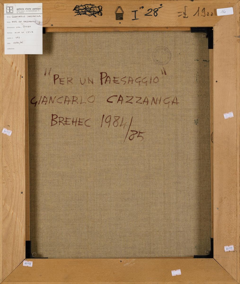 Giancarlo Cazzaniga - Per un Paesaggio