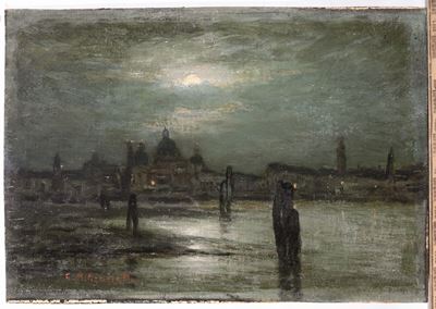 Zanetti Giuseppe Miti (1859-1929)laguna Veneta