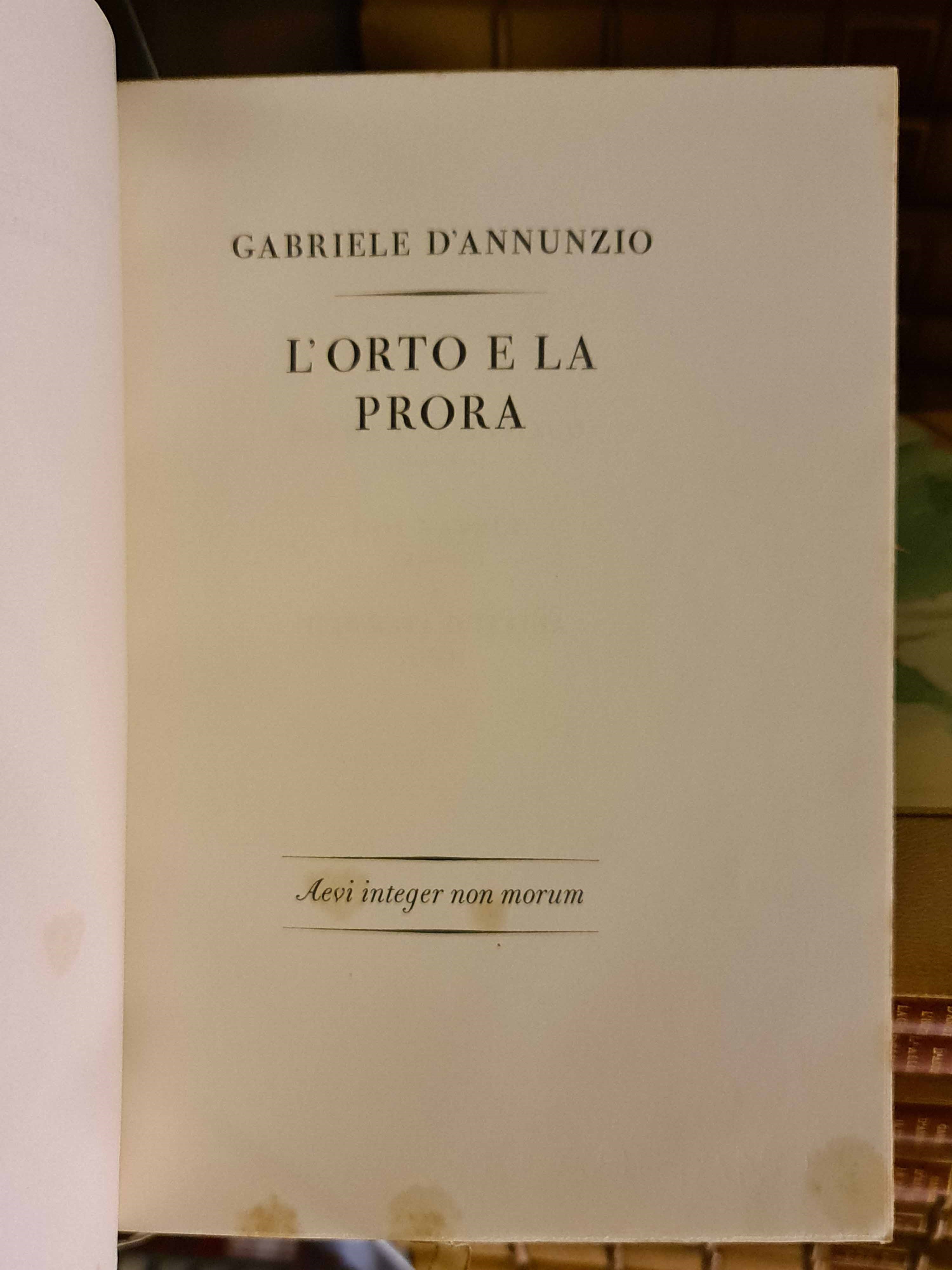D'Annunzio, Gabriele (1863-1938), Tutte le opere di Gabriele D'Annunzio - Edizione Nazionale, 193...