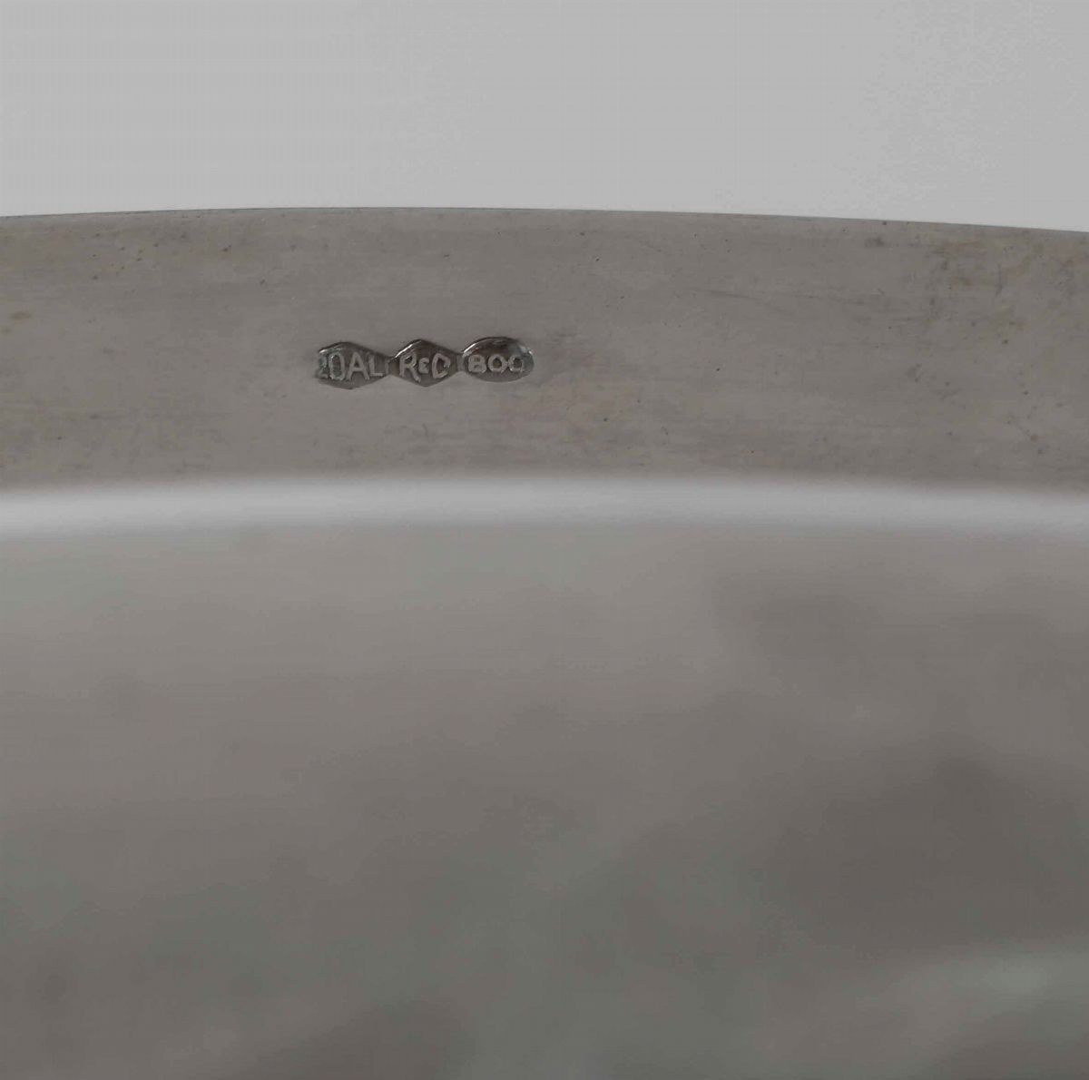Tre Ciotole Quadrilobate in Argento. Argenteria del XX Secolo. Argentiere Ricci & C. Alessandria