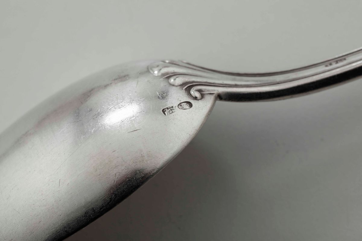 Servizio di Posate in Argento da Dodici, Argenteria Italiana del XX Secolo