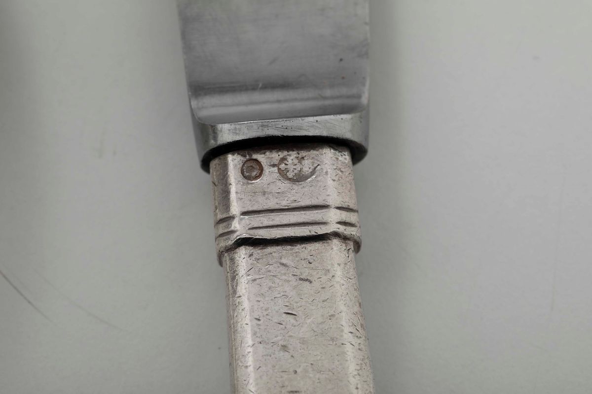 Servizio di Posate da Sei con Monogramma, Genova XIX Secolo, Punzone Mauriziano