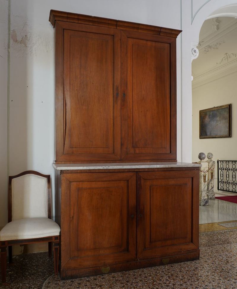 Grande mobile ad altare a doppio corpo, XIX secolo  - Auction Italian Dwellings - Cambi Casa d'Aste